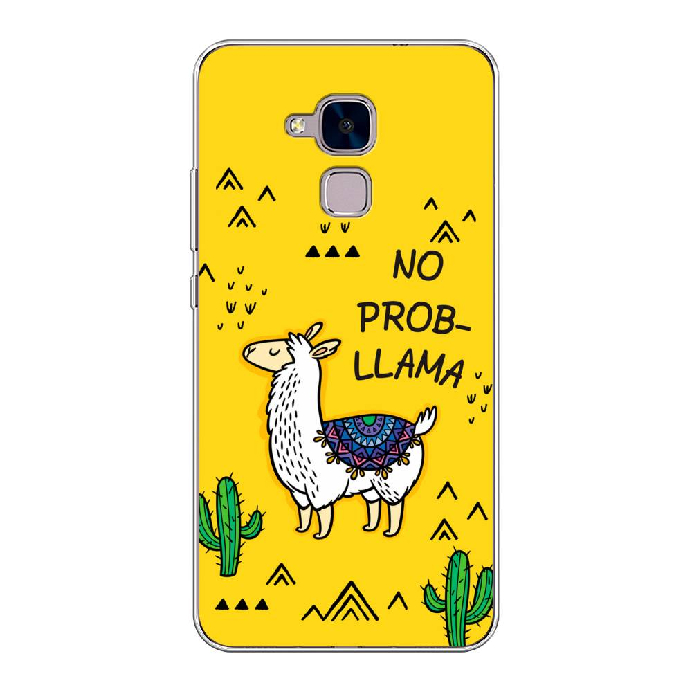 

Чехол Awog на Honor 5C "No probLLama", Разноцветный, 60450-2