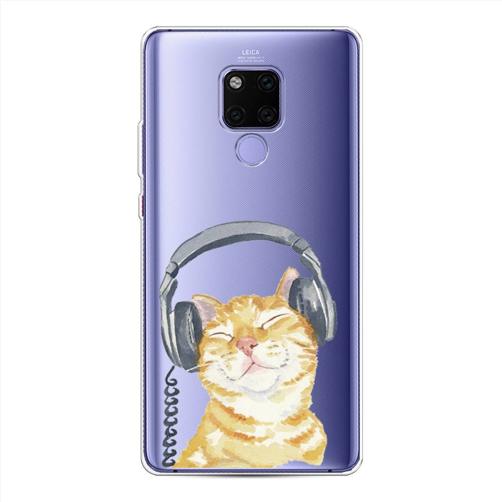 

Чехол Awog "Кот меломан" для Huawei Mate 20X