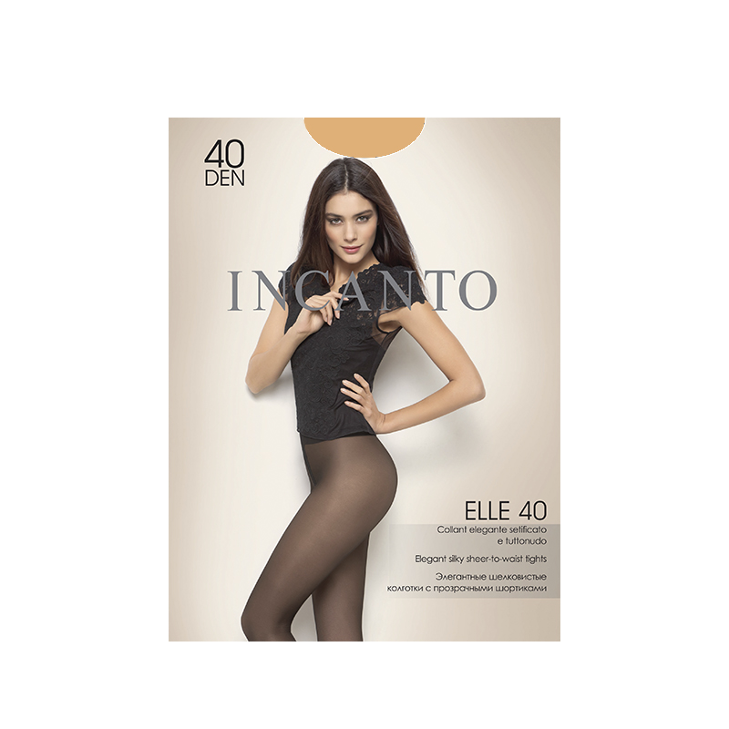 

Колготки женские Incanto Elle черные, Черный, Elle