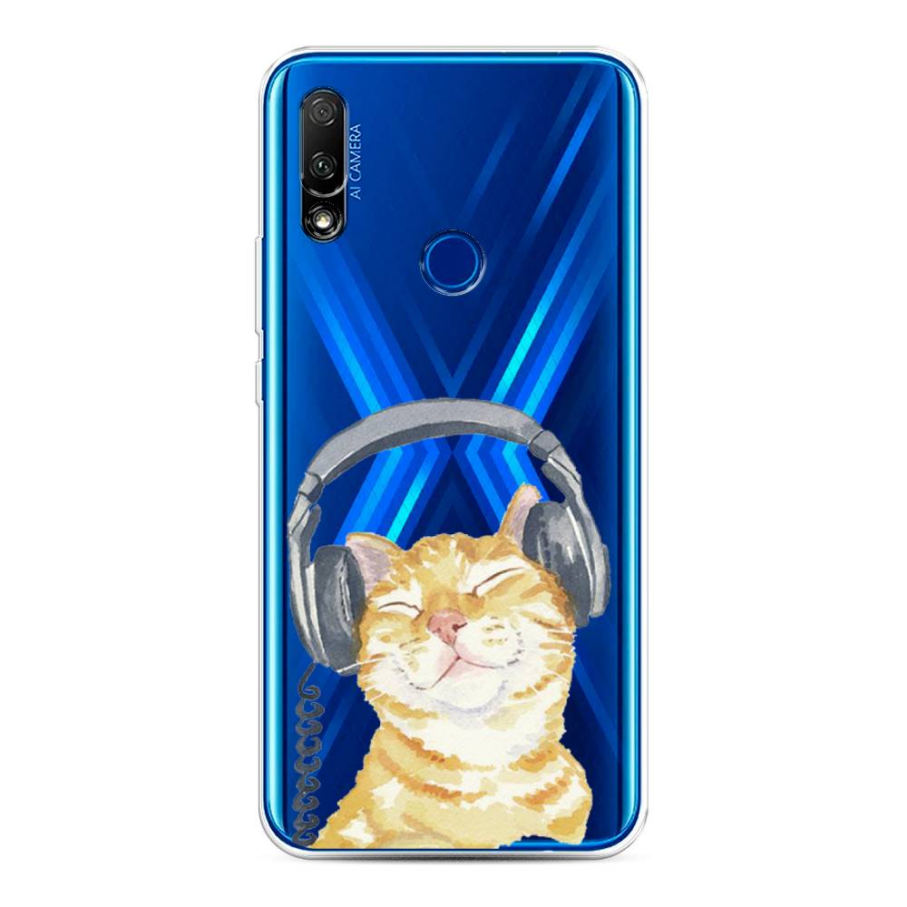 

Чехол Awog "Кот меломан" для Honor 9X