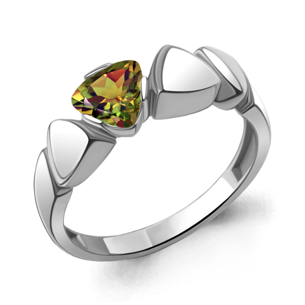 

Кольцо из серебра с султанитом р. 17 Aquamarine 6957619_925_р, 6957619_925_р