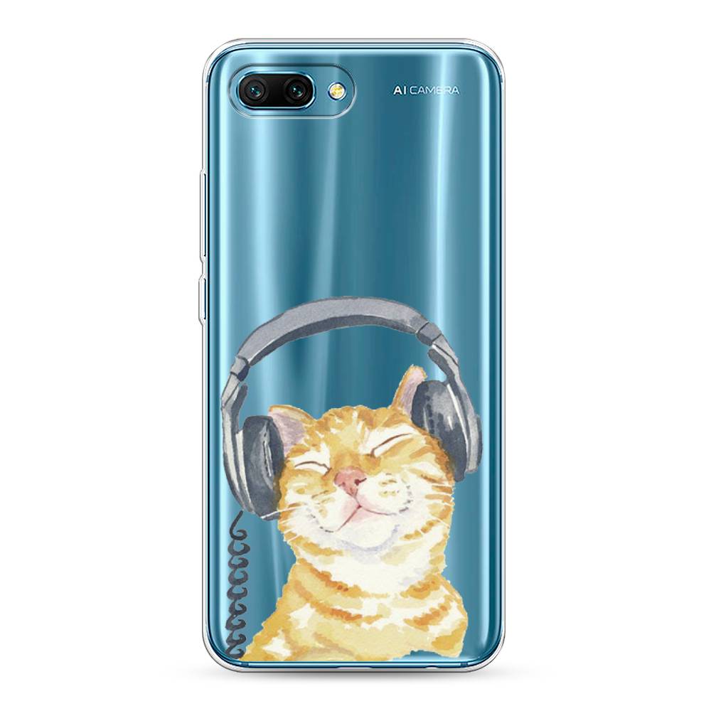 

Чехол Awog "Кот меломан" для Honor 10