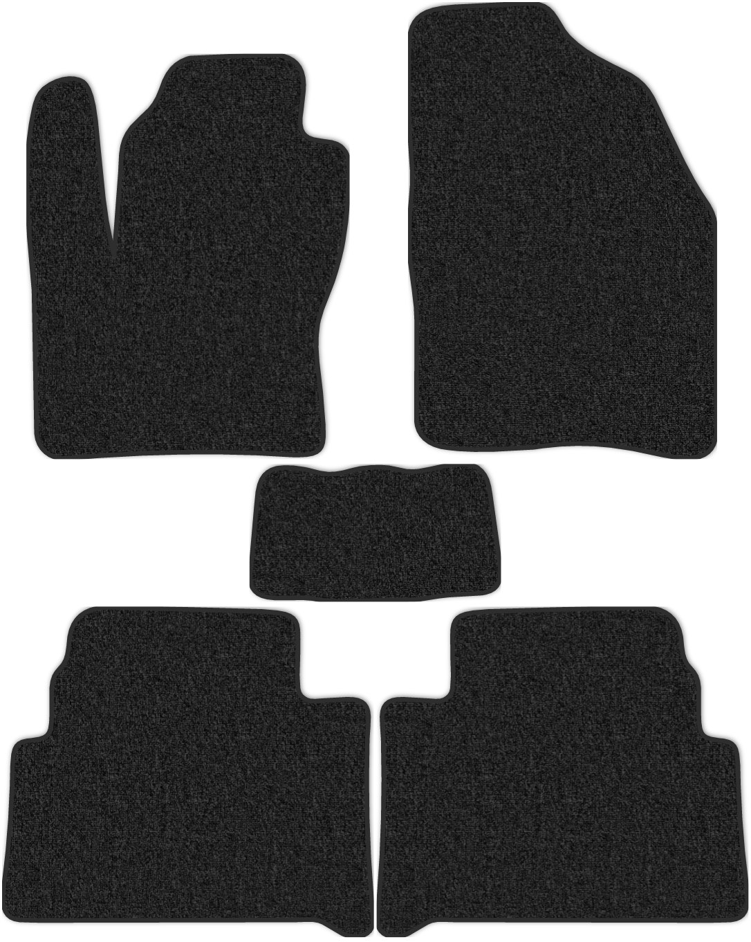 фото Коврики allmone "ева/эва/eva" для ford kuga i (cbv) (2008 - 2013), черный, 4 шт. форд куга