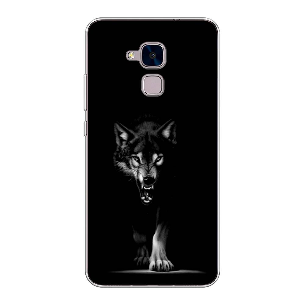 фото Чехол awog "волк выходит из ночи" для honor 5c