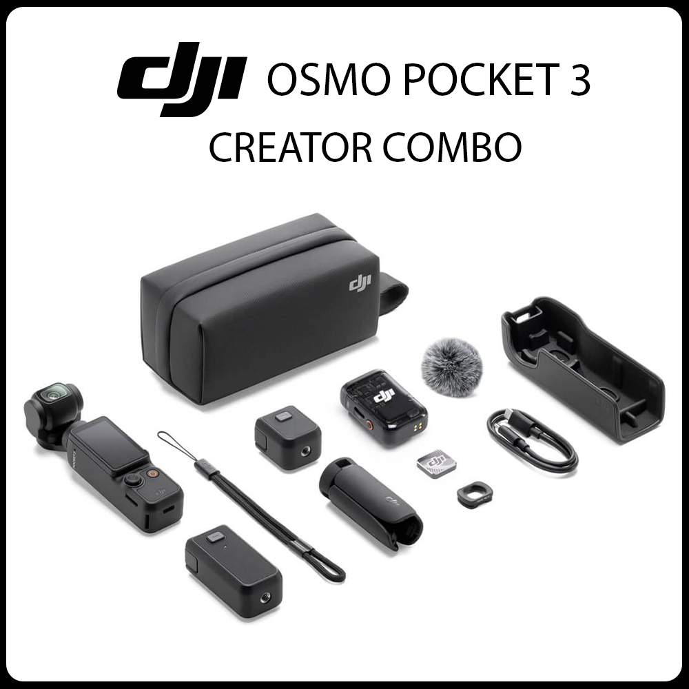 

Экшн-камера DJI Osmo Pocket 3 Creator Combo Black, Osmo Pocket 3 Creator Combo