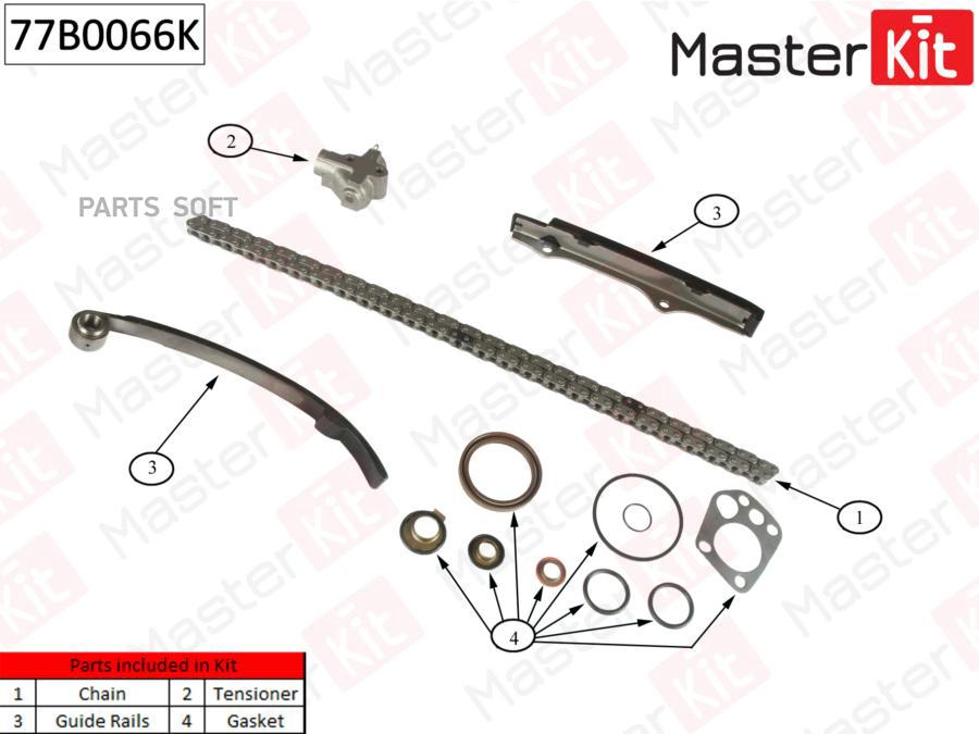 

Комплект Цепи Грм (Без Звездочек) Master Kit 77B0066K