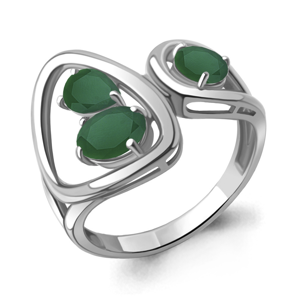 

Кольцо из серебра с агатом р. 19,5 Aquamarine 6957309_925_р, 6957309_925_р