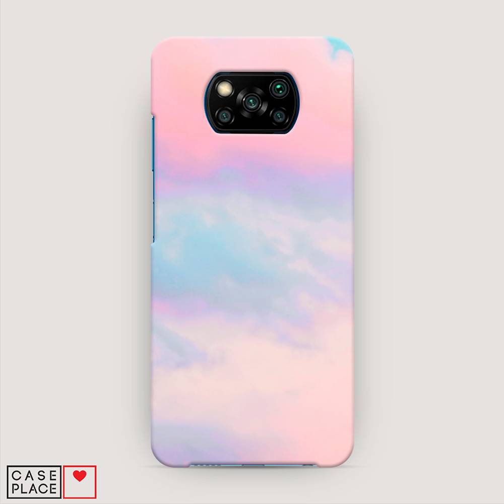 

Пластиковый чехол "Розовые облака" на Xiaomi Poco X3 NFC, 39220-2