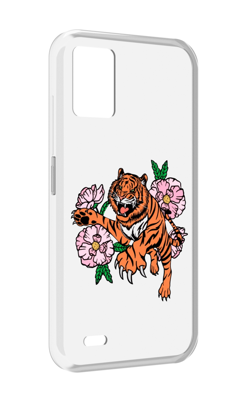 

Чехол MyPads тигры-цветочные для UMIDIGI Bison 1, Прозрачный, Tocco