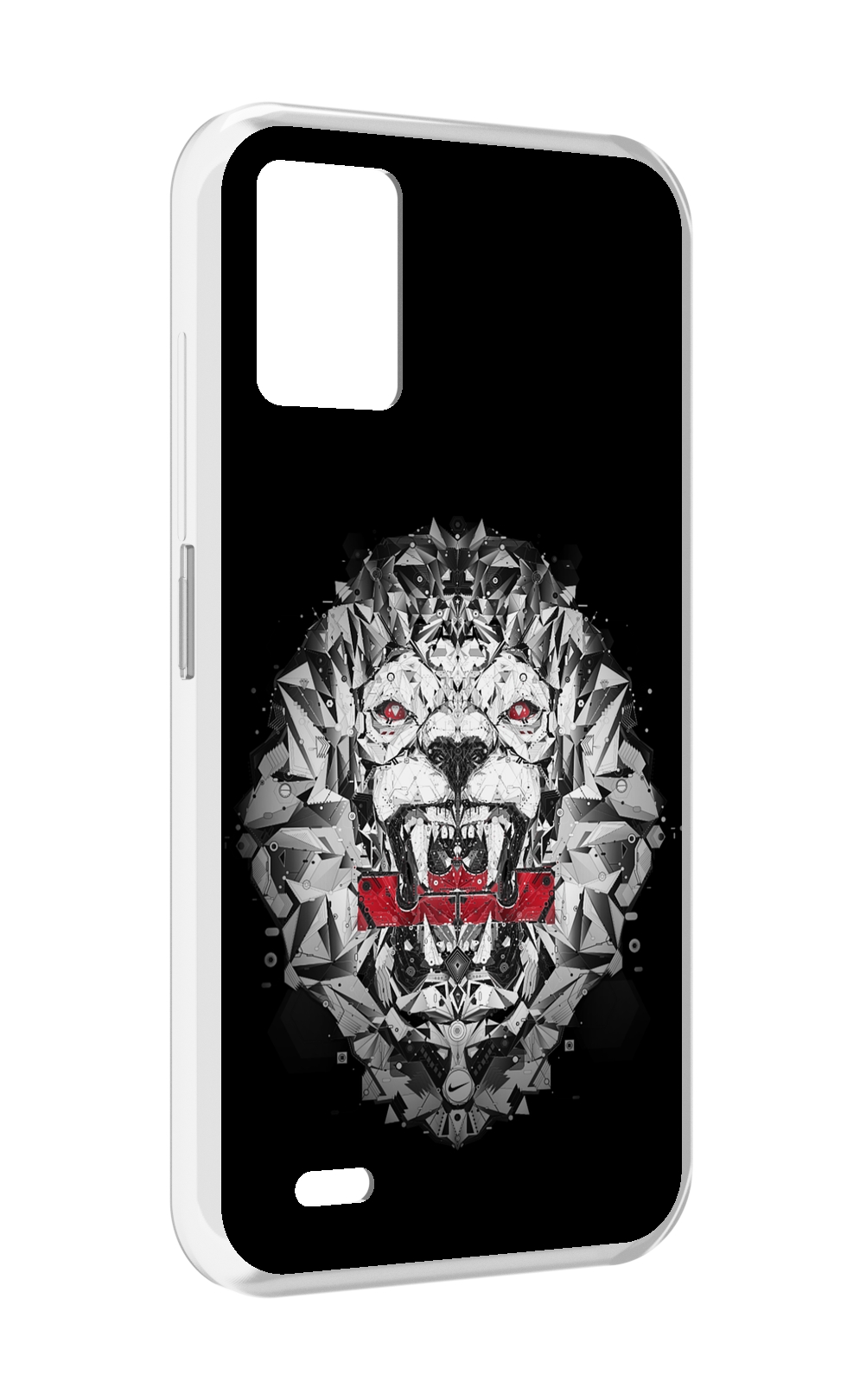 

Чехол MyPads тигр-с-гранями-черно-белый для UMIDIGI Bison 1, Прозрачный, Tocco