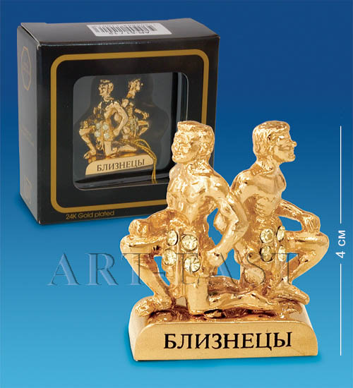 фото Фигурка знак зодиака - близнецы (юнион) ar- 51/ 6 113-602902 crystal temptations