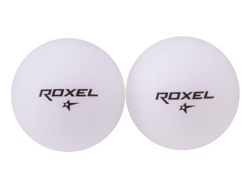 фото Мячи для настольного тенниса roxel tactic 1*, белый, 6 шт.