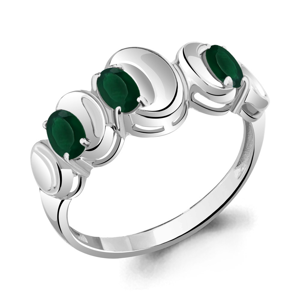 

Кольцо из серебра с агатом р. 18,5 Aquamarine 6957209_925_р, 6957209_925_р