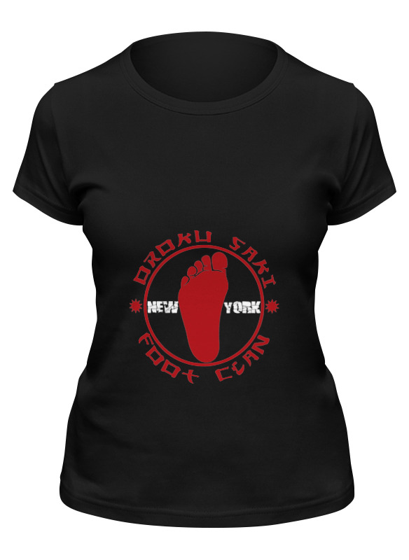 

Футболка женская Printio Foot clan черная 2XL, Черный, Foot clan