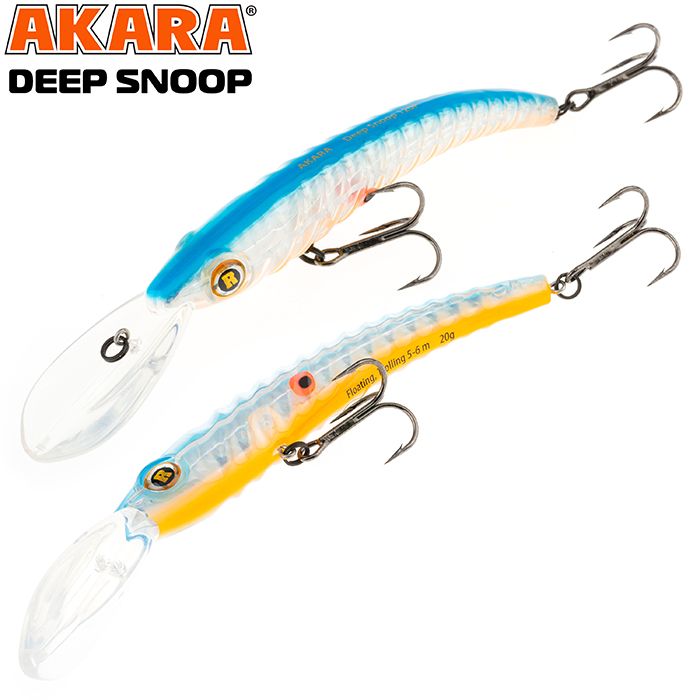 

Воблер Akara Deep Snoop 120F 20 гр 5/7 oz 4,7 in A115, Разноцветный, Deep Snoop