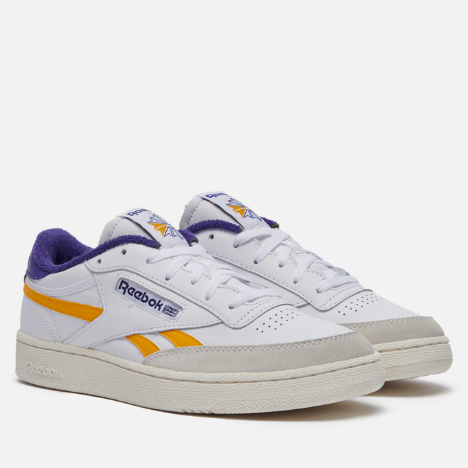 фото Кеды женские reebok club c revenge белые 36.5 eu