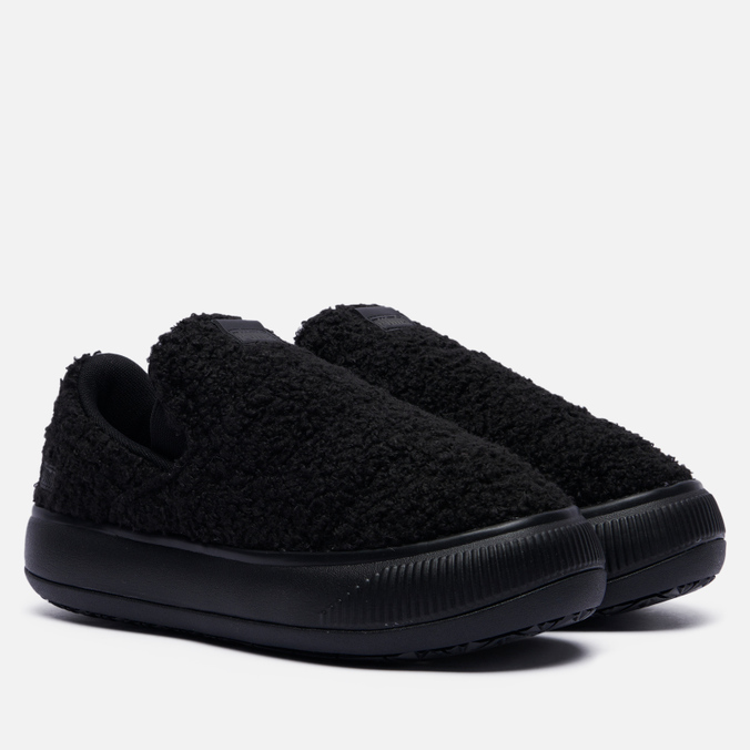 фото Кроссовки женские puma suede mayu slip-on teddy черные 36 eu