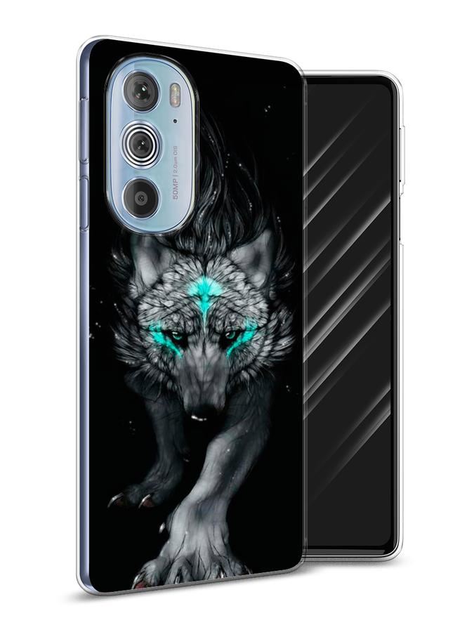 

Чехол Awog на Motorola Edge 30 Pro "Волшебный волк", Разноцветный, 243350-2