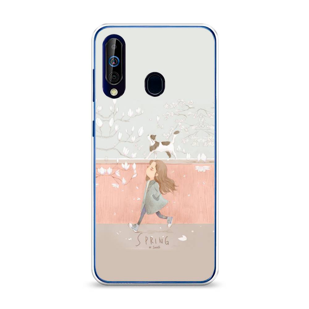

Чехол Awog на Samsung Galaxy A60/M40 "Девочка-весна", Разноцветный, 28250-7