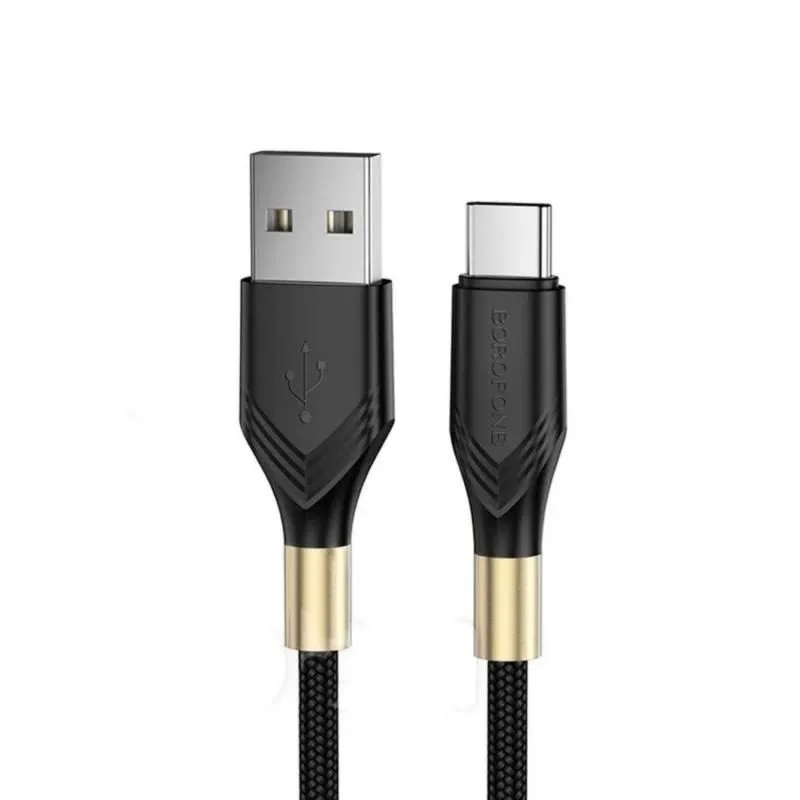 Кабель BX92 USB Type-C 1M 3A Borofone черный IS004844 220₽