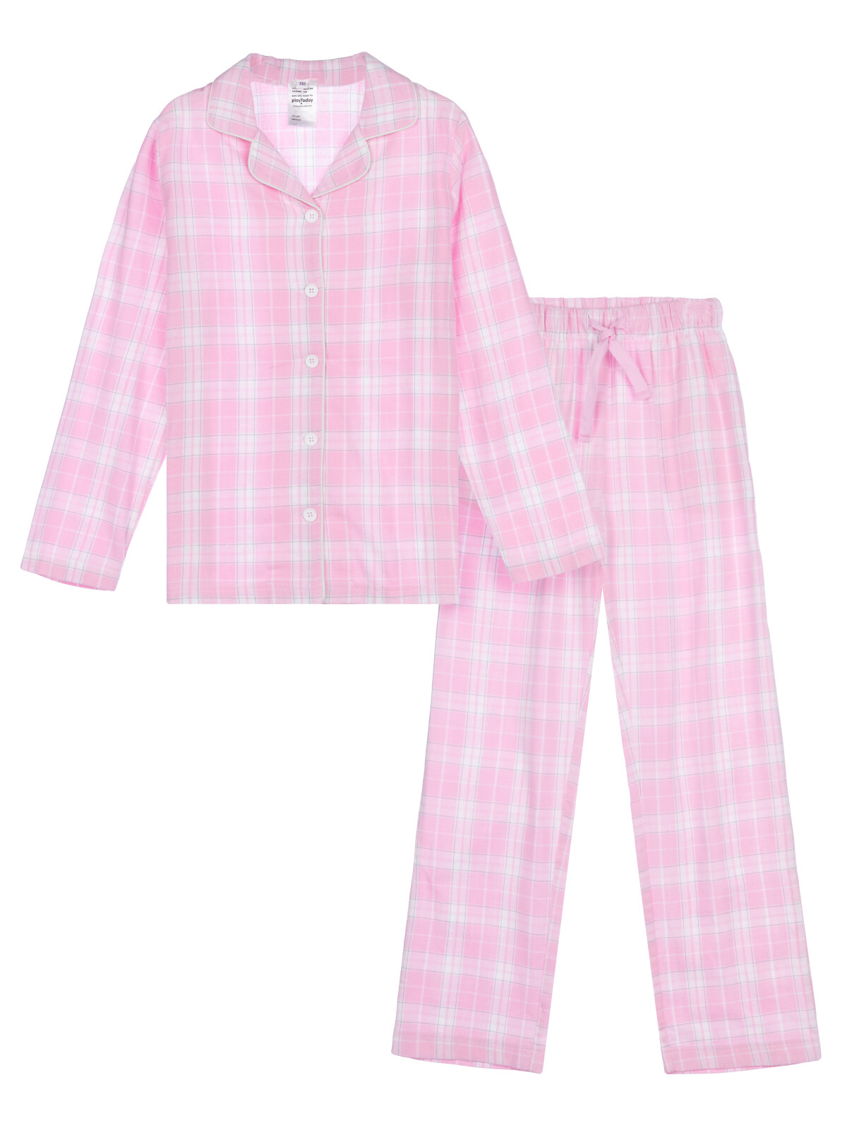 Пижама текстильная для девочек PlayToday, цветной, 134