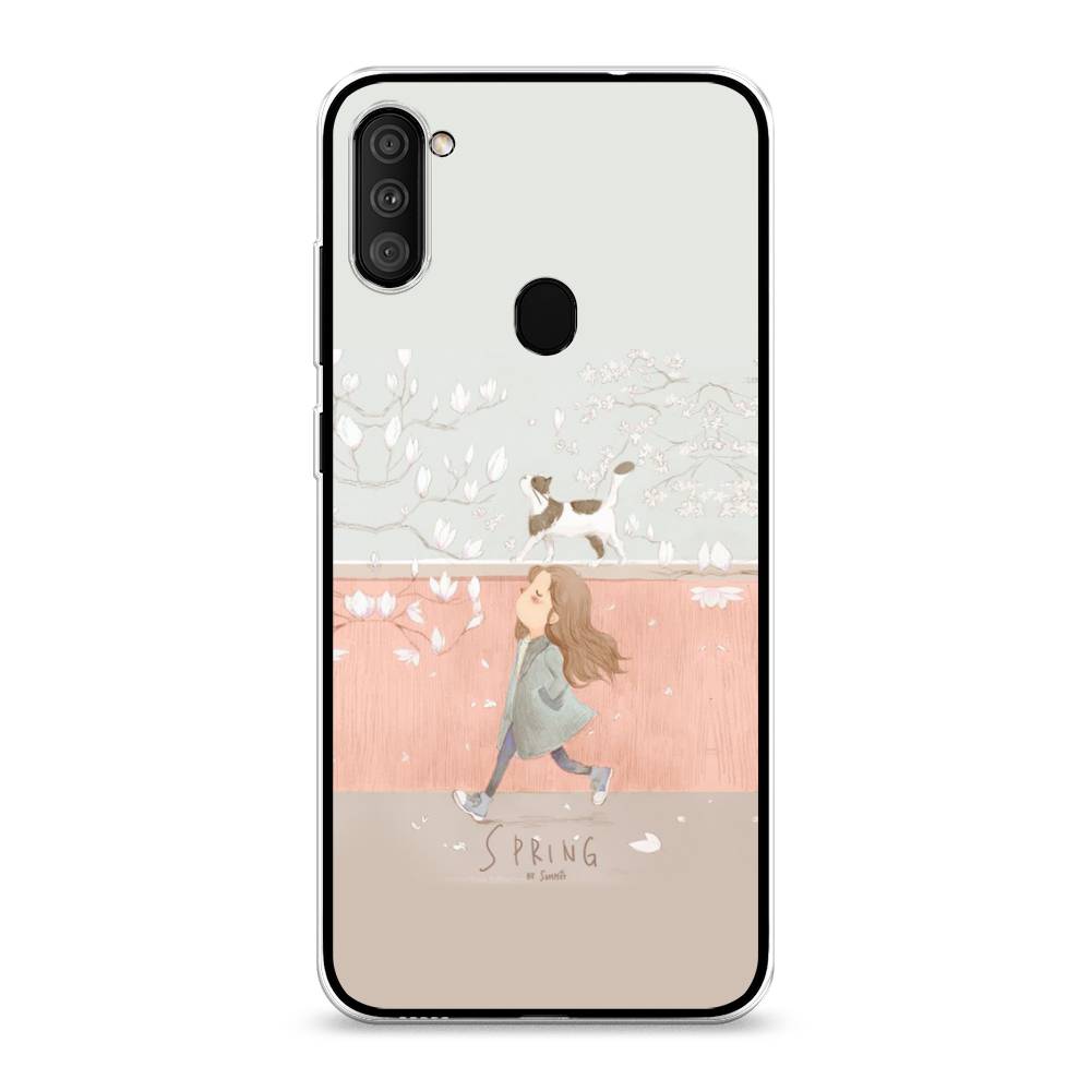 

Чехол Awog на Samsung Galaxy A11 / Самсунг A11 "Девочка-весна", Разноцветный, 2100150-7