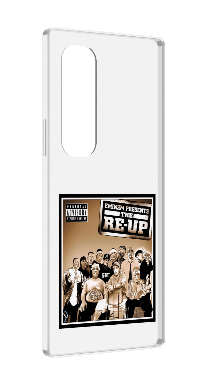 

Чехол MyPads EMINEM PRESENTS, THE RE-UP для Samsung Galaxy Z Fold 4 (SM-F936), Прозрачный, Tocco