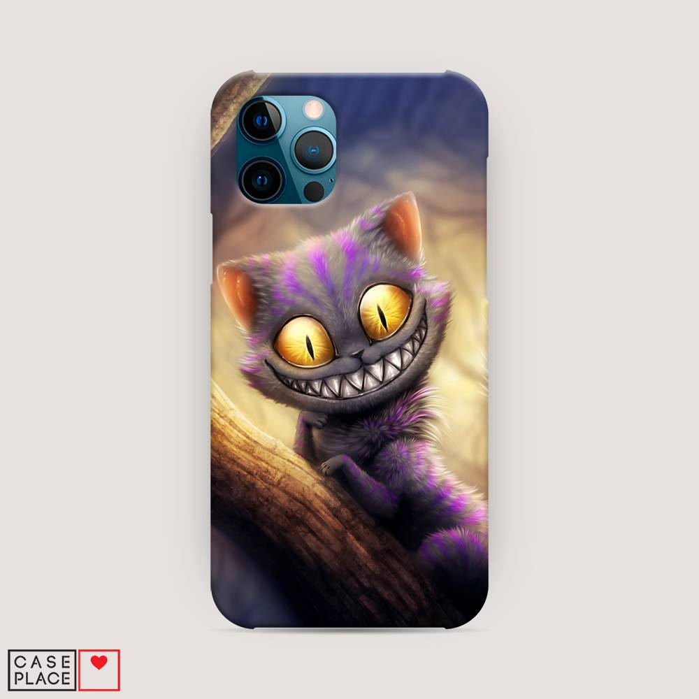 фото Пластиковый чехол "cheshire cat" на apple iphone 12 pro awog