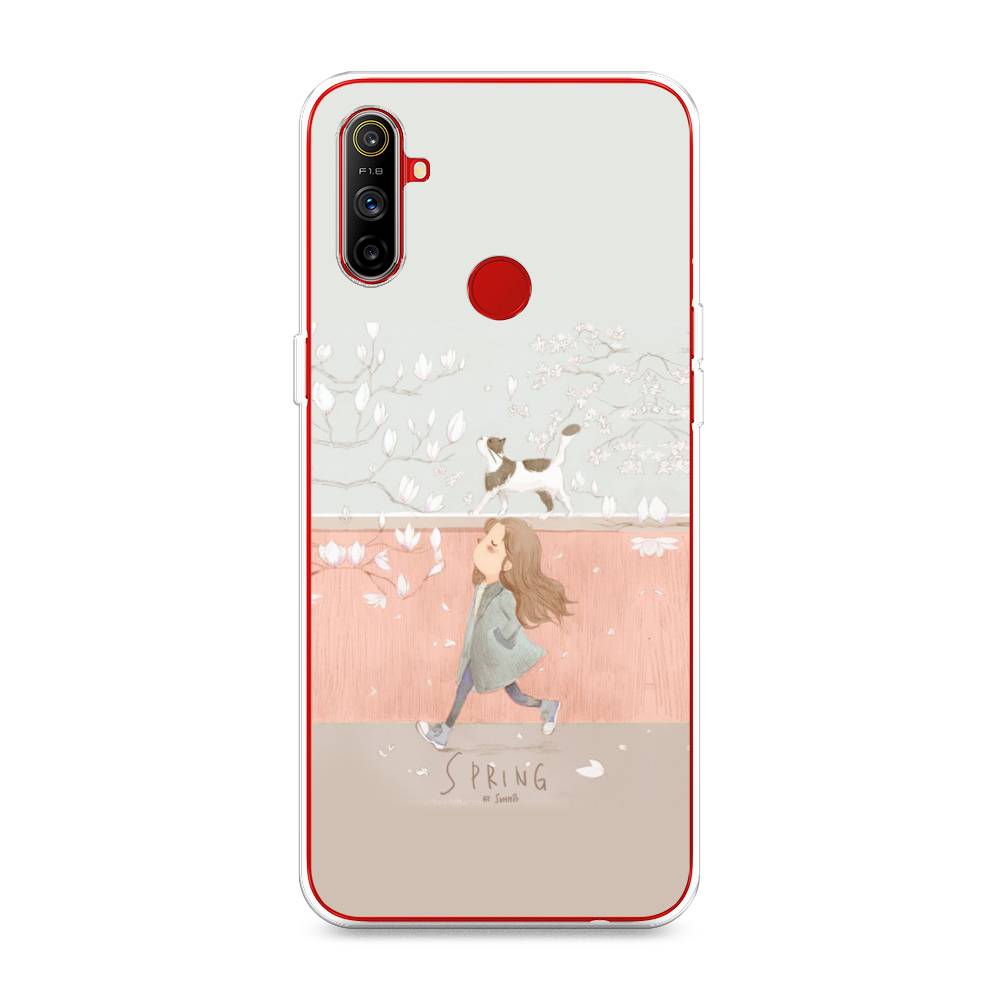 

Чехол Awog на Realme C3 "Девочка-весна", Разноцветный, 253050-7