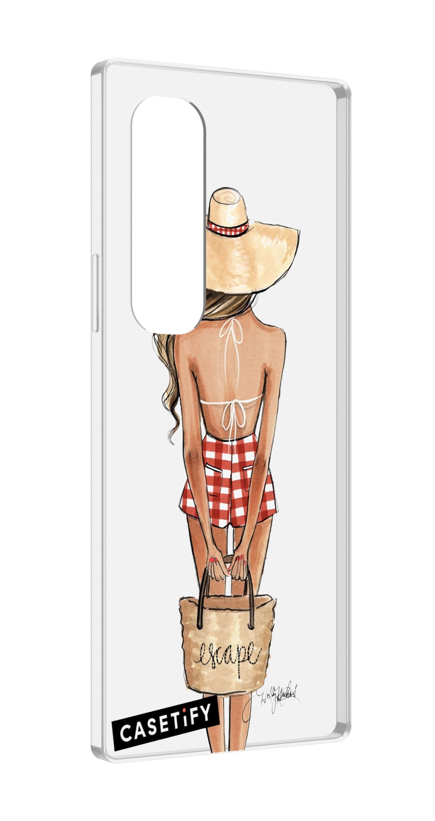 

Чехол MyPads CASETiFY женский для Samsung Galaxy Z Fold 4 (SM-F936), Прозрачный, Tocco