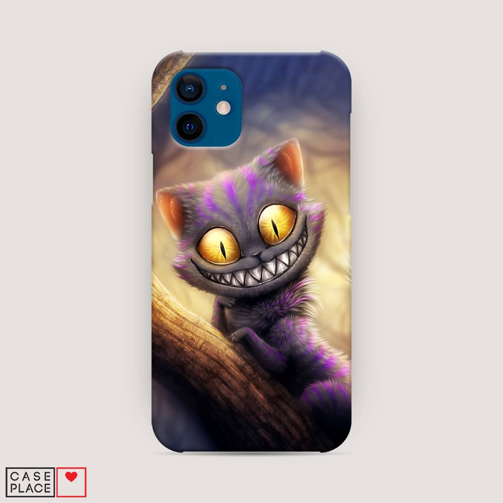 фото Пластиковый чехол "cheshire cat" на apple iphone 12 awog