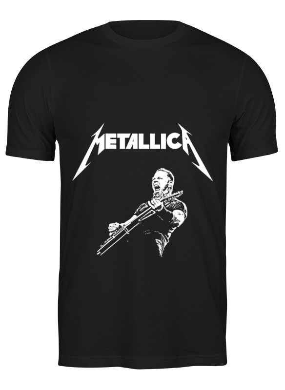 

Футболка мужская Printio Metallica черная 3XL, Черный, Metallica