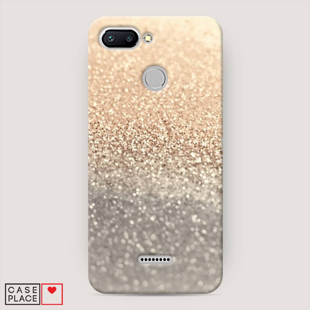 

Пластиковый чехол "Песок золотой рисунок" на Xiaomi Redmi 6