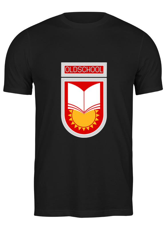

Футболка мужская Printio Oldschool черная M, Черный, Oldschool