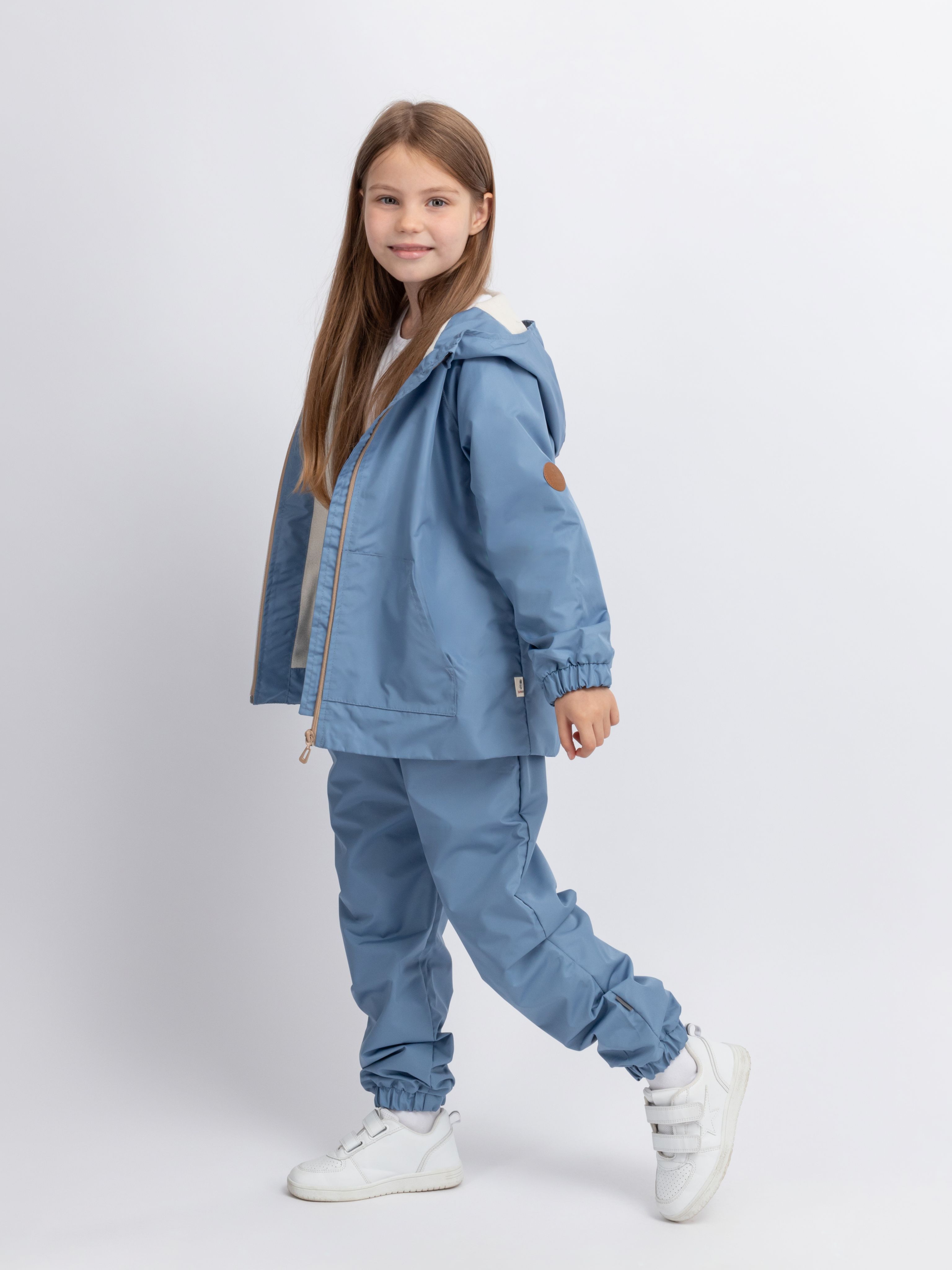 Комплект детской верхней одежды Даримир Велта, серо-голубой, 80