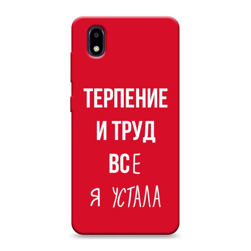 

Чехол Awog на ZTE Blade A3 (2020) / ЗТЕ Блэйд A3 (2020) "Все я устала", Разноцветный, 133653-1