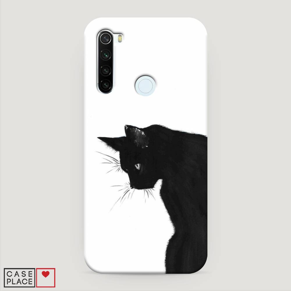 фото Пластиковый чехол "black cat" на xiaomi redmi note 8t awog