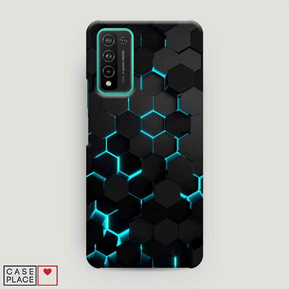 

Чехол Awog "Соты бирюзовые" для Honor 10X Lite, 6104620-2