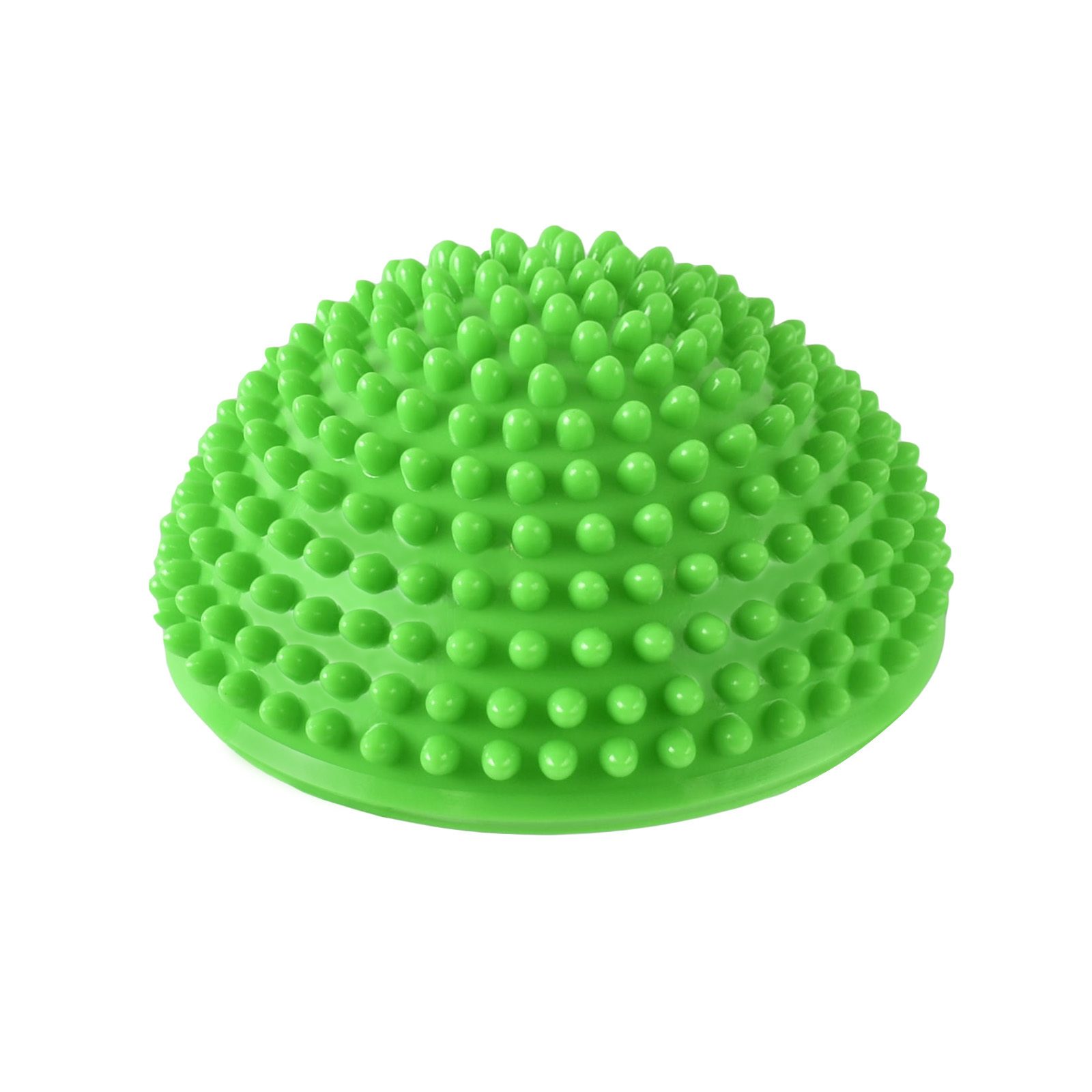 Массажер балансировочный, полусфера надувная CLIFF 16см, зеленая