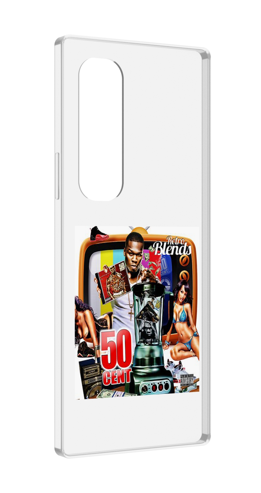 

Чехол MyPads 50 Cent - Retro 50 Cent Blends для Samsung Galaxy Z Fold 4 (SM-F936), Прозрачный, Tocco