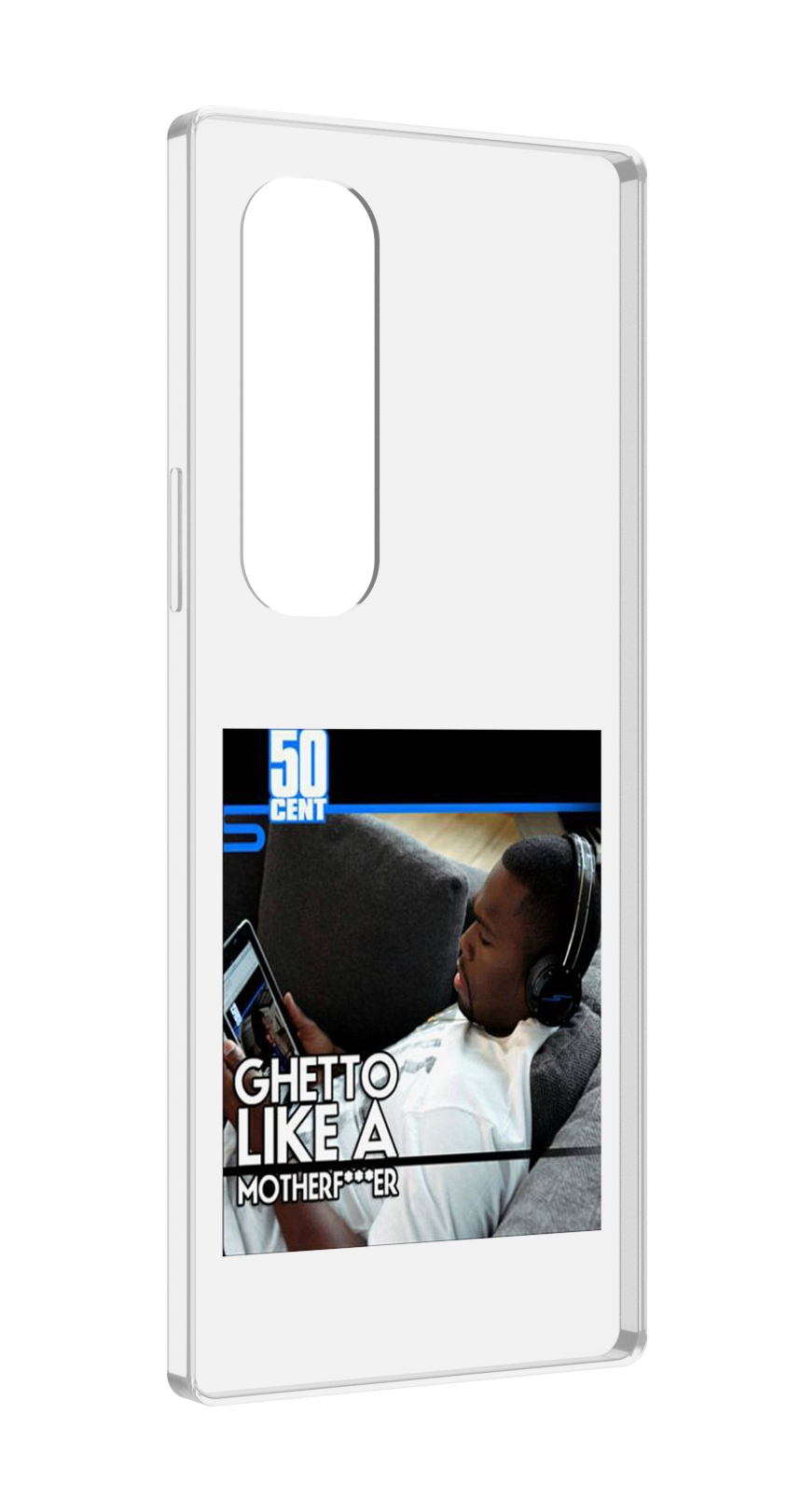 

Чехол MyPads 50 Cent - Ghetto Like A Motherfucker для Samsung Galaxy Z Fold 4 (SM-F936), Прозрачный, Tocco