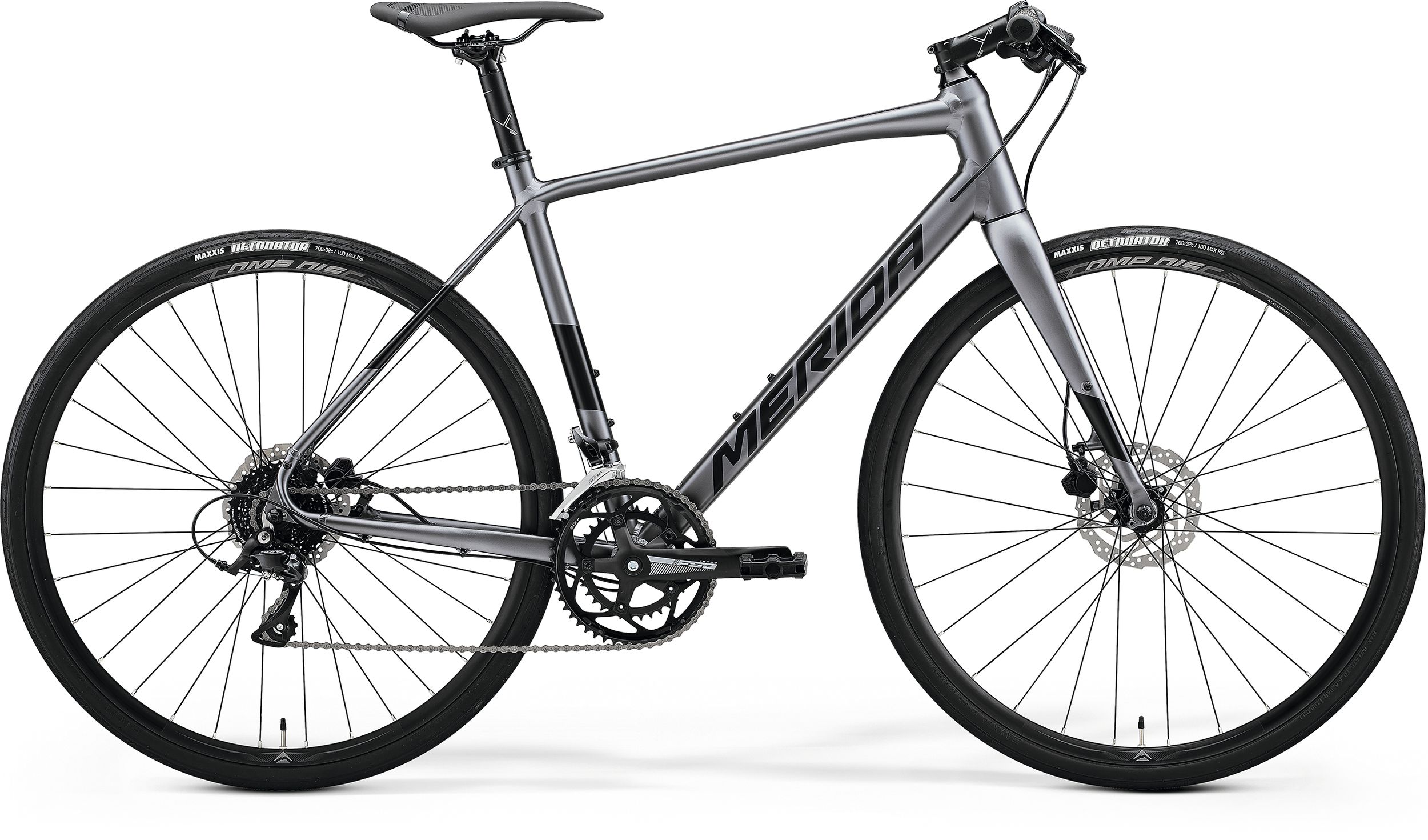 

Велосипед Merida Speeder 200 Silk Dark Silver-Black, XL