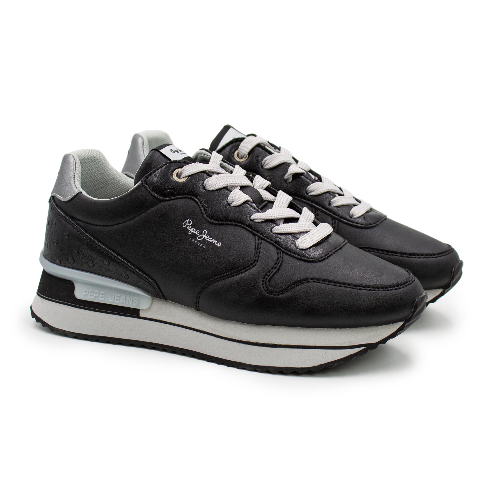 

Кроссовки женские Pepe Jeans London RUSPER BASS21 PLS31258 черные 41 EU, RUSPER BASS21 PLS31258