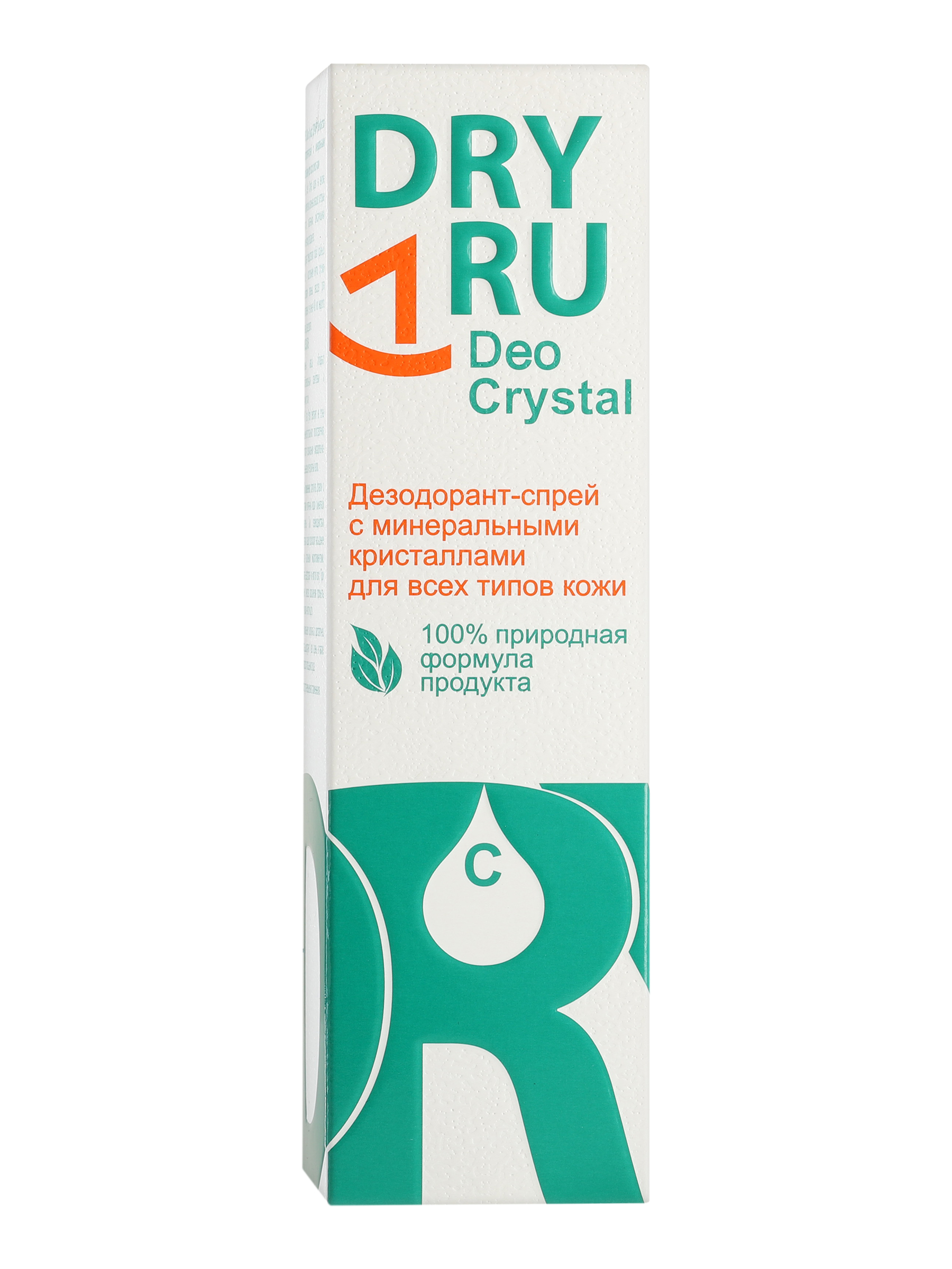 фото Дезодорант для тела dry ru deo crystal спрей с минералами 40 г