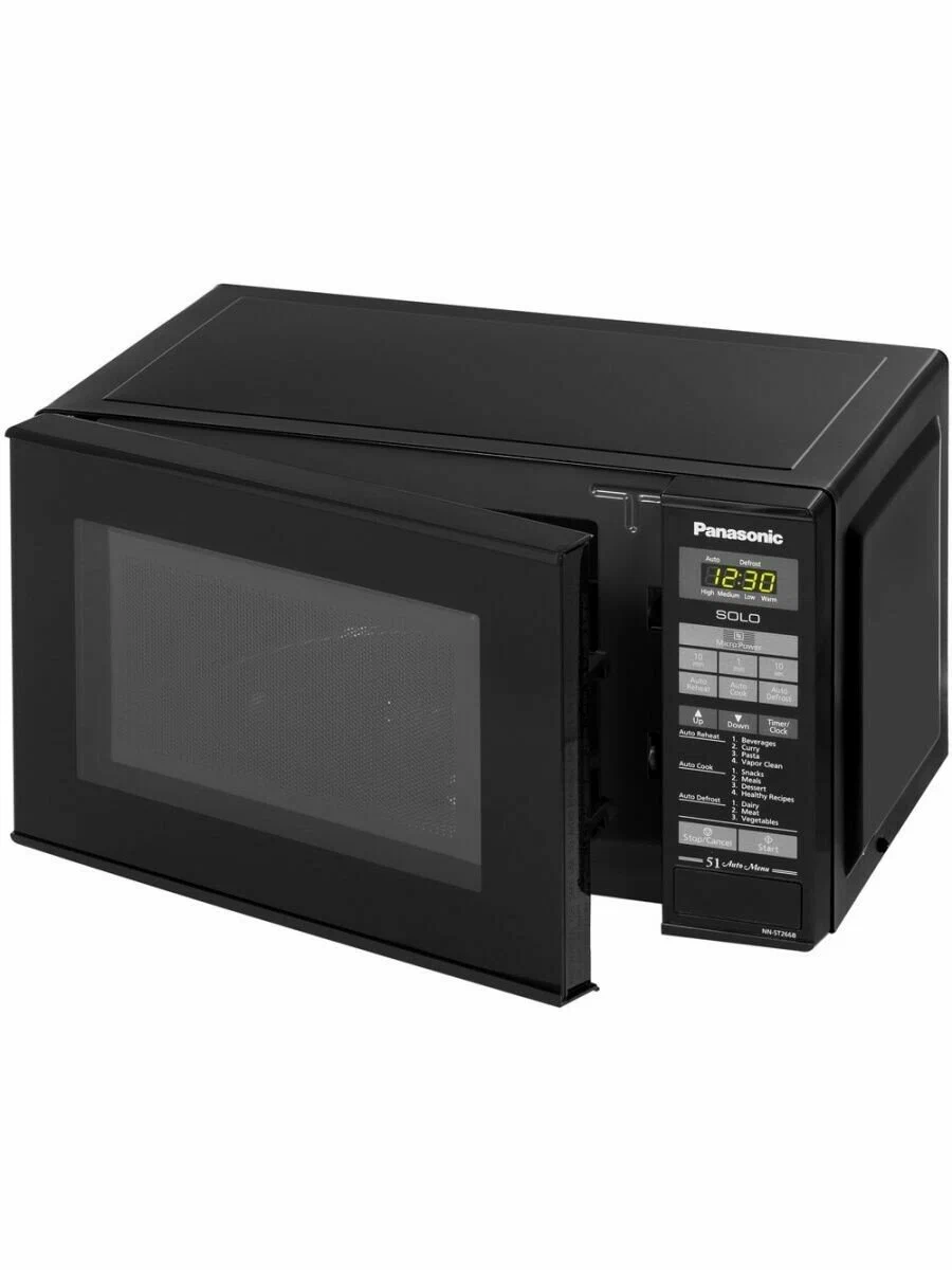 

Микроволновая печь соло Panasonic NN-ST266BVTG черный, NN-ST266BVTG