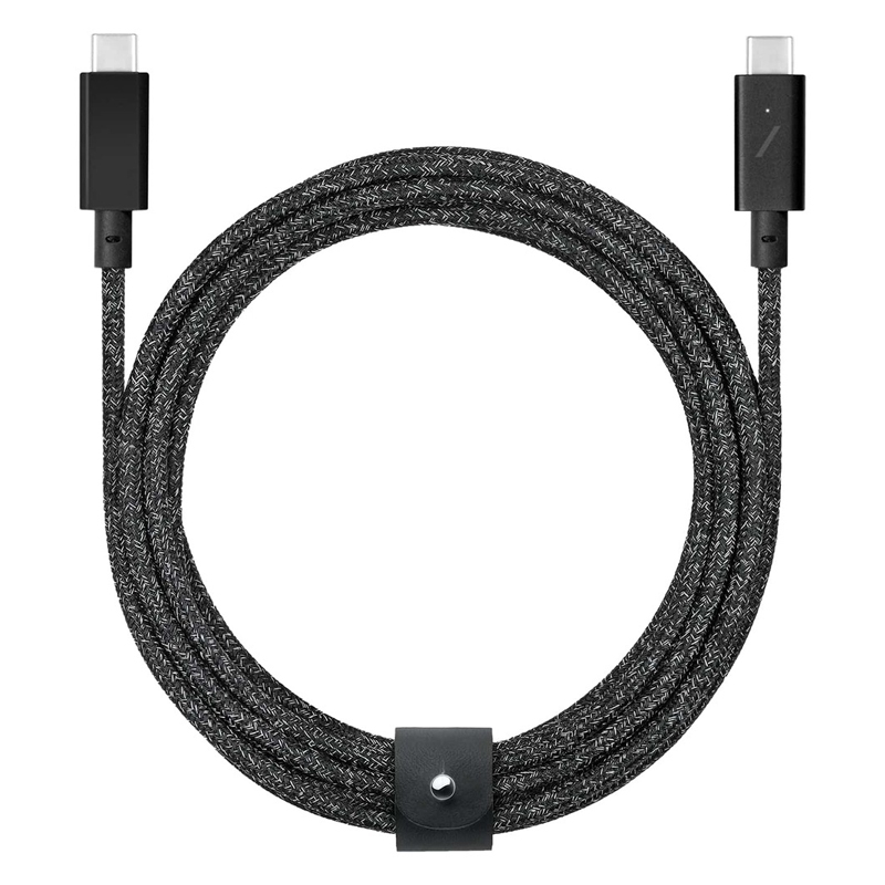 Кабель NATIVE UNION USB Type-C - USB Type-C вилка-вилка 2.4м (BELT-C-CSBK-PRO-NP) черный