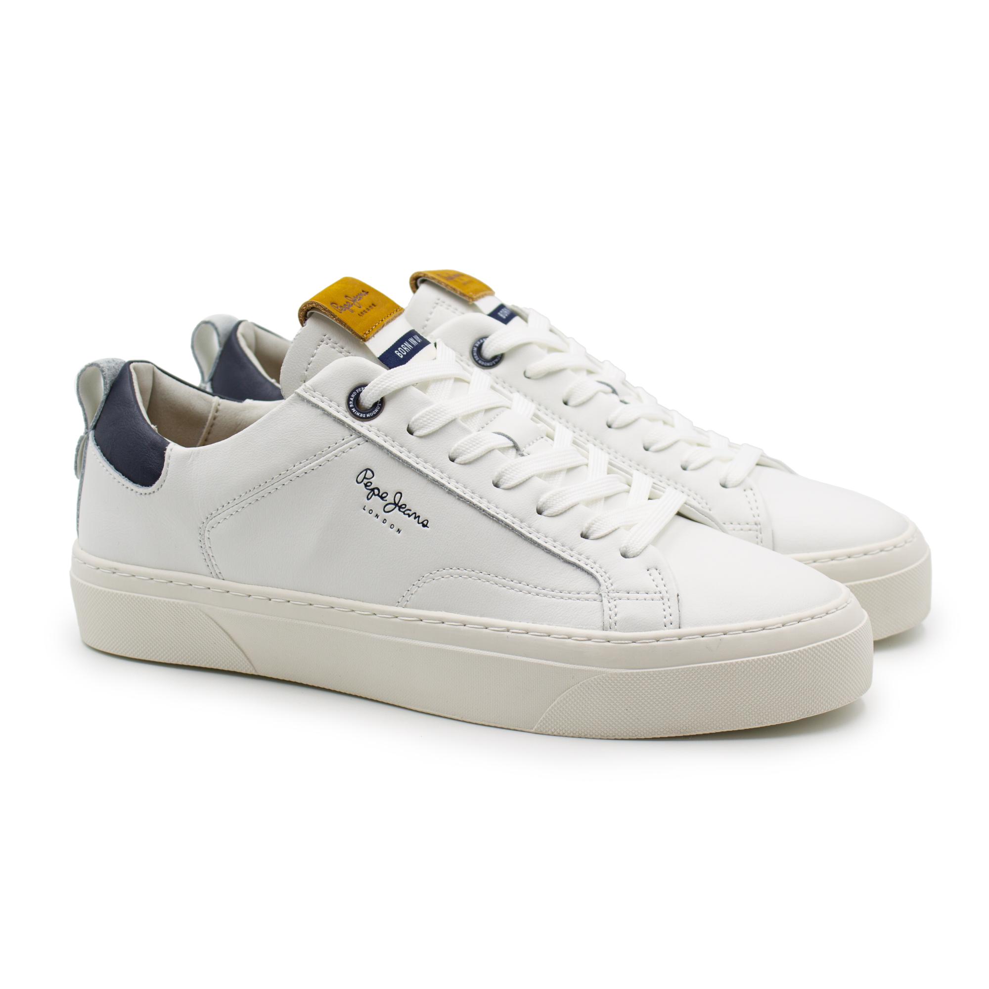

Кеды мужские Pepe Jeans London YOGI ORIGINAL 22 PMS30825 белые 43 EU, YOGI ORIGINAL 22 PMS30825