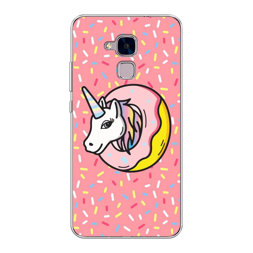 

Чехол Awog на Honor 5C "Единорог в пончике", Разноцветный, 60450-2