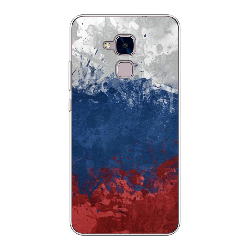 

Чехол Awog на Honor 5C "Флаг России неровный", Разноцветный, 60450-5