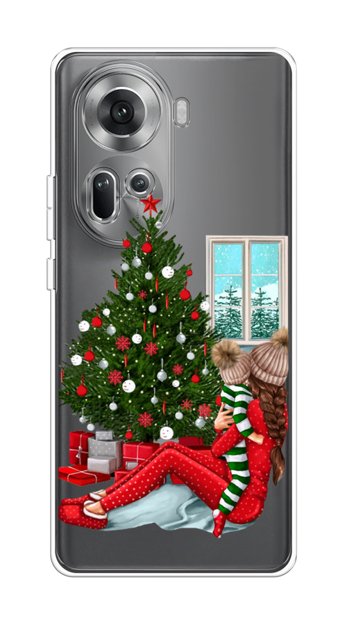 

Чехол на Oppo Reno 11 (Global) "Новый год с мамой", Красный;зеленый;голубой, 2515850-1